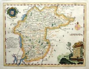 WESTMORELAND CUMBRIA BY THOMAS KITCHIN c1770 GENUINE ANTIQUE ENGRAVED MAP - Picture 1 of 5