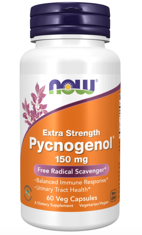 NOW Pycnogenol 150 mg Extra Fuerza - 60 Cápsulas Vegetales Foto 1 de 1