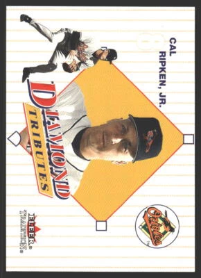Cal Ripken, Jr. #8 DT 2001 Fleer Tradition Diamond Tributes Baltimore Orioles - Image 1 of 2