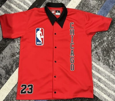 Jaqueta Nike Chicago Bulls Michael Jordan #23 Nike Warm Up tamanho G - Imagem 1 de 4