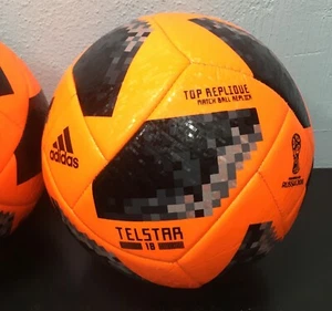 Adidas MLS Fußball Ball Größe 5 orange und schwarz - Bild 1 von 3