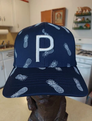 NWT Puma Pineapple Trucker P Hat One Size Fits Navy Mesh Snapback  - Image 1 of 4