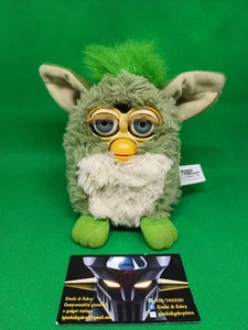 TIGER 1998 - FURBY GREEN FROG 1999 - BLUE EYES - FUNZIONANTE - RARO - Picture 1 of 5
