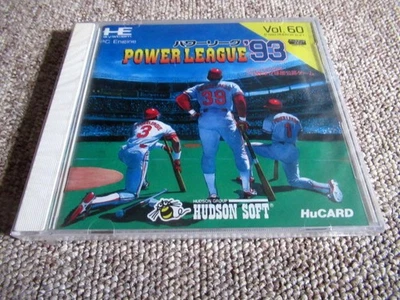 PC-Engine HuCARD Power League '93 HE93064 1993 Hudson New - Image 1 of 4