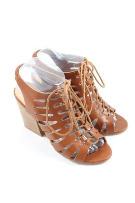 JUSTFAB Sandales à talon haut Dames Sandales à talons hauts T EU 36,5 brun - Photo 1/4