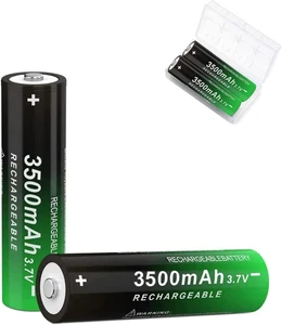 High-Capacity 3500mAh 3.7V Rechargeable NiMH Batteries - 2 Pack for Flashlights - Picture 1 of 12