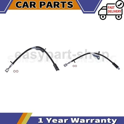 2 mangueras de línea de freno delantero Sunsong para Chevrolet Equinox 2011 2012 2013 2014 2015 Foto 1 de 4