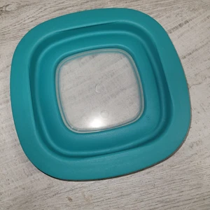 Rubbermaid Replacement Lid 10M1M2 7B Turqoise 5" Preowned Used - Picture 1 of 4