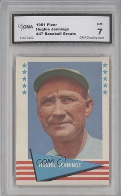 1961 Fleer Baseball Greats Hughie Jennings Hugh Jennings #47 HOF - Image 1 of 2