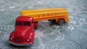 Wiking H0 Magirus Deutz Tanksattelzug SHELL PW59 - Picture 1 of 2