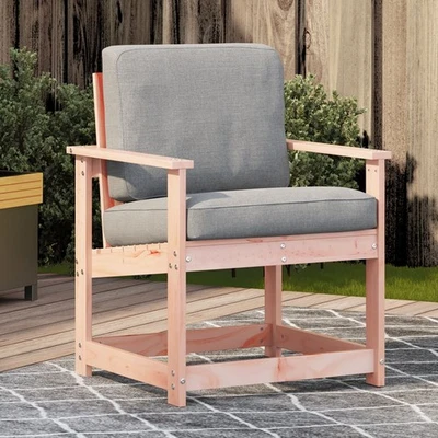 Garden Chair Solid Pinewood  Brown 62x56x77 cm Outdoor Armchair with Armrests - Image 1 of 4