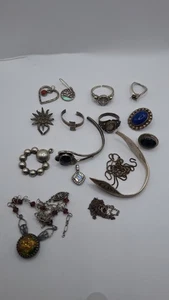 Lote de chatarra de plata de ley - Imagen 1 de 14