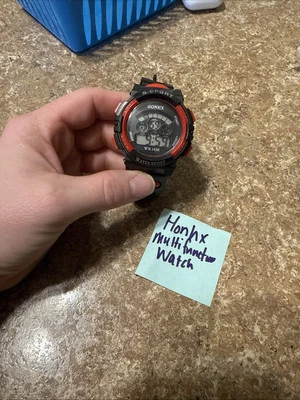 Honhx Militar Hombre Táctico Digital LED Deportivo Reloj de Pulsera Amortiguador Cuarzo Alarma Re Foto 1 de 4