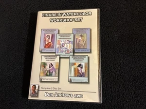 DON ANDREWS aws - FIGURE IN WATERCOLOR WORKSHOP 6 Disc DVD SET (2011) widescreen - Imagen 1 de 23