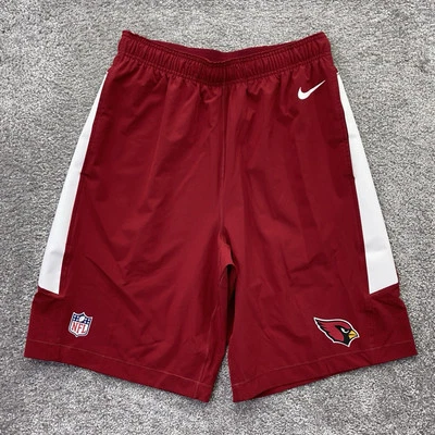 Arizona Cardinals Shorts Mens Medium 10" Red Nike On Field NFL Athletic 597208 - Image 1 of 4