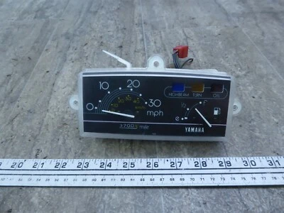 1986 Yamaha SH50 Razz Y744-1) speedometer speedo fuel gauge cluster works - Image 1 of 4