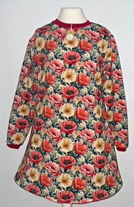 Herbst Tunika Winter A-Linie Mädchen Gr. 158 Mohnblume 🌺 Handmade 👍MIAMO Neu🌺 - Bild 1 von 1