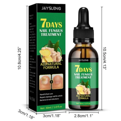 MARKENLOS 7 Giorni Trattamento Funghi Unghie Formula Tutto Naturale Zingers Unghie Cura 30ml