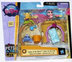 Littlest Pet Shop Animali domestici in città: Smiles at the Shore Set 3 animali domestici #242-244 - Foto 1 di 1