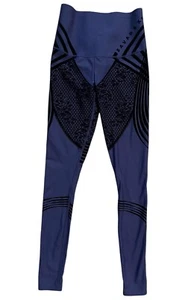 SAVAGE X FENTY Special FX Rihanna Purple Black Velvet High Rise Leggings M - Bild 1 von 11