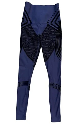 SAVAGE X FENTY Special FX Rihanna Purple Black Velvet High Rise Leggings M - Image 1 of 4