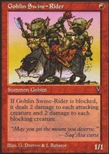 Goblin Swine-Rider X4 (Visions) MTG (NM) *CCGHouse* Magic