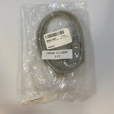 DB9 RS232 Serial Extension Cable 1m DB9 Male to DB9 Female DB9M - DB9F 3ft - Image 1 of 2