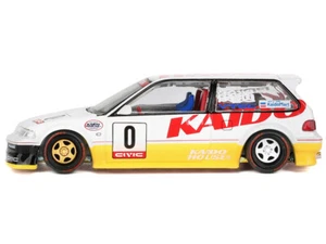 Honda Civic (Ef) Kanji V1 #0 Silver Kaido House 1/64 Model By Mini Gt Khmg139 - Picture 1 of 4
