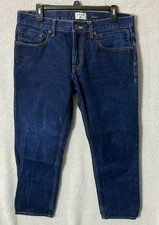 Quiksilver Sequel Rinse Blue EQYDP03292 Actual 34.5 x 28.25 Regular Fit Jeans 