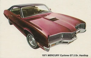 AK 1971 MERKUR Zyklon GT 2-Türer Hardtop Automobil ungelaufen - Bild 1 von 1