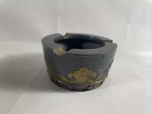 Vintage Marshall Fields Ashtray Pewter Brass Made in Hong Kong China 3.5'' x 2'' - Picture 1 of 7