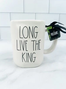 Taza Rae Dunn Colección Villanos Disney Doble Cara LARGA VIDA AL REY Nueva - Imagen 1 de 4