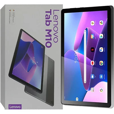 Lenovo Tab M10 (3rd Gen) 10.1" 4G Storm Gray 64GB + 4GB Single-SIM Unlocked NEW - Image 1 of 4