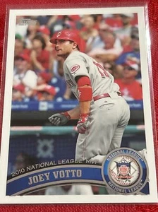 2011 Topps 211 Joey Votto Cincinnati Reds Pull to Sleeve MINT - Picture 1 of 7