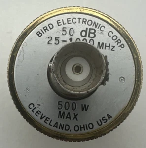 Bird 43 Thruline WattMeter Sampler Element 500W 25-1000MHz 50dB - Zdjęcie 1 z 3