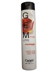 Celeb Luxury Gem Lites Colorwash Cleanser FIRE OPAL COPPER Bond Fix 8.25 FL OZ - Picture 1 of 5