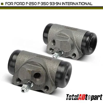 2x Brake Wheel Cylinders for Ford F-250 F-350 93-94 E-350 Econoline Rear Side - Image 1 of 4