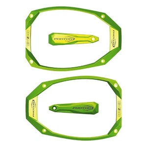 Seizmik Photon Cast Aluminum Side View Mirrors Bezel Trim Kit | Green - Foto 1 di 2