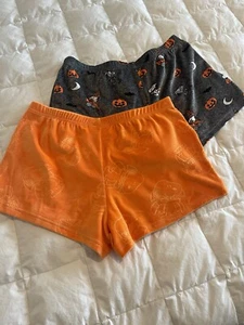 SNOOPY A Munki Munki Halloween sleepwear pajama bottom shorts LOT OF 2 Sz Small - Picture 1 of 6