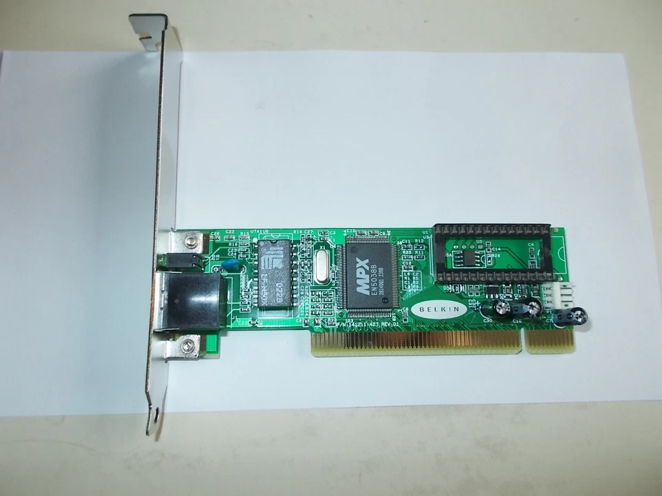 Belkin MPX EN5038B Netzwerkkarte, PCI, 10/100 MBIT, #K-11-11 - Bild 1 von 2