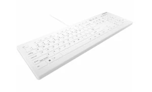 Cherry AK-C8112-US-W/US AK-C8112 Medical Keyboard - Wired - USB Type A - Picture 1 of 2