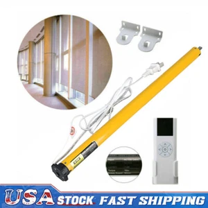 AC 100-240V DIY Electric Roller Blind Shade Roller Tubular Motor Remote Control - Picture 1 of 9
