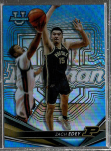 2022-23 Bowman's Best University Blue Refractors #74 Zach Edey /150