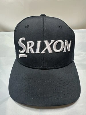 Gorra de golf Srixon Cleveland bordada a presión negra Pro Tour ajustable Foto 1 de 4
