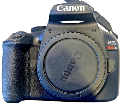 MINT Canon EOS Rebel T6/ 1300 DSLR Camera EF-S 18-55mm and 75-300mm III Lens  ++ - Image 1 of 4