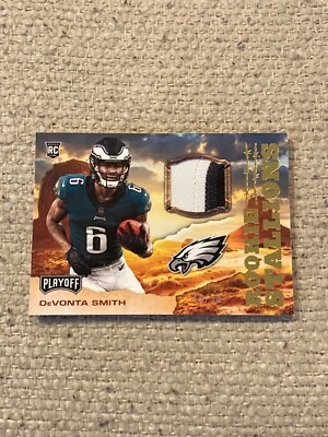 Devonta Smith 2021 playoff rookie stallions patch #46/50 - Image 1 of 2