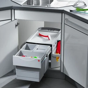 Abfallsammler Rondo 18L/8,5L/8,5L Deckel Multifunktionseimer 12L Hailo 3646131 - Bild 1 von 8