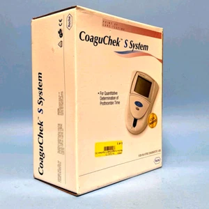 CoaguChek S System Coagulation Meter Professional Medical New In Box - Bild 1 von 8
