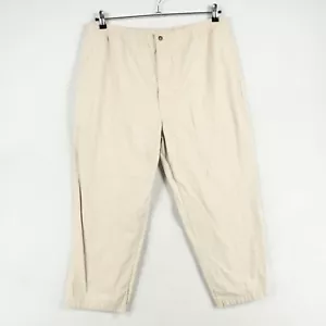 L.L. Pantalones grandes informales caqui Bean para hombre beige 100 % algodón con dobladillo entrepierna de 25" - Imagen 1 de 10