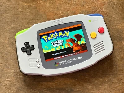 Nintendo Game Boy Advance GBA SFC FAMICOM System 101 IPS V5 LCD Backlit BRIGHTER - Image 1 of 4